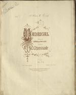[[1886]] Madrigal. Poésie de Georges Van Ormelingen, n° 2. Baryton ou mezzo-sopr°
